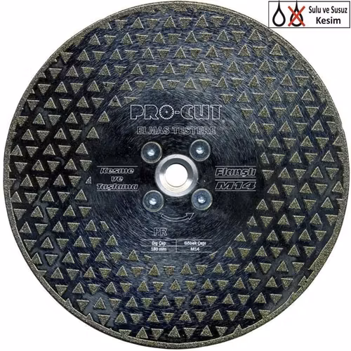Procut 50959 180mm DTF Serisi M14 Flanşlı Elmas Testere