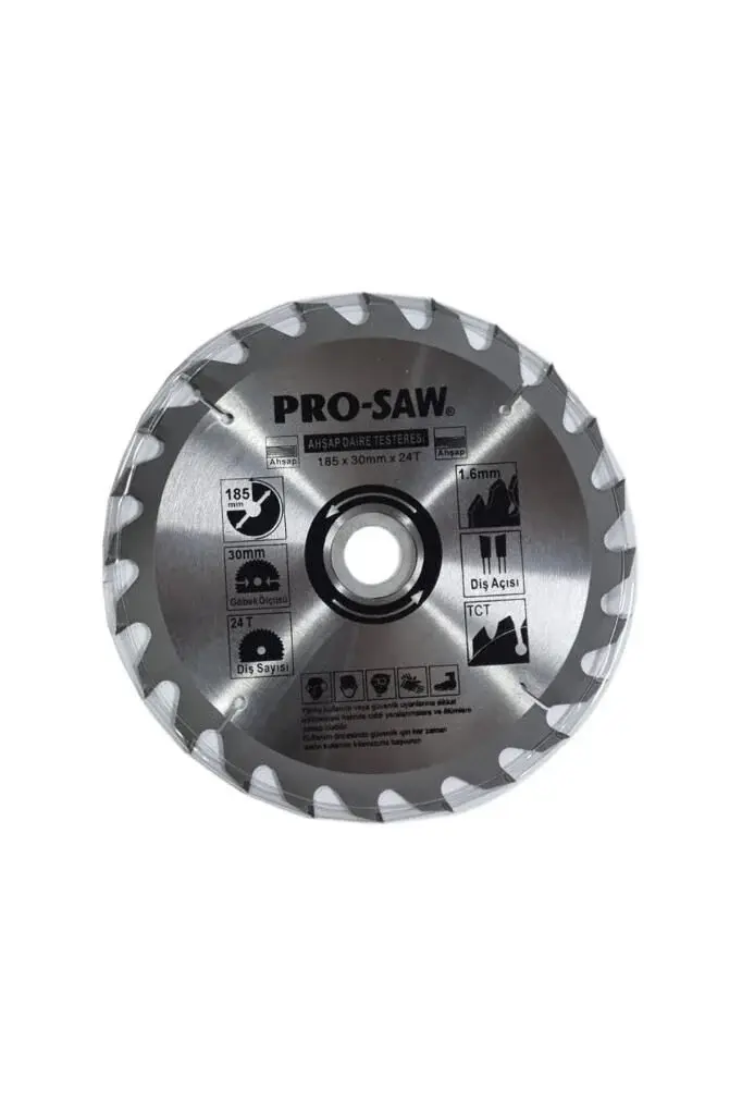 Pro-Saw 51216 Daire Sunta Testeresi 185 mm 24 Diş