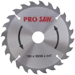 Pro-Saw 51217 Daire Sunta Testeresi 190 mm 24 Diş
