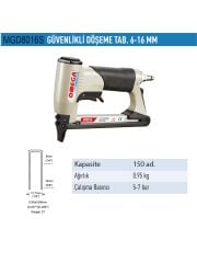 Omega MGD8016 Havalı Döşeme Zımba Tabancası 6-16 mm