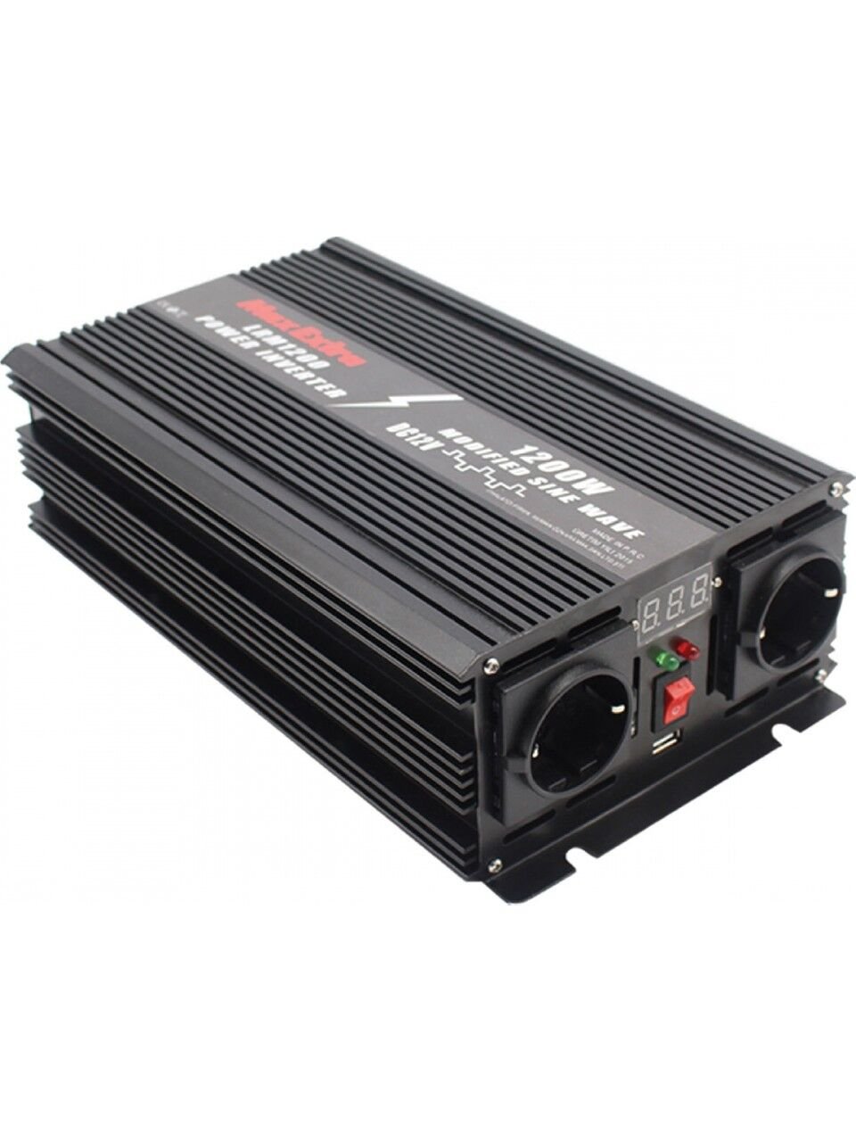Max Extra LRM1500 12V → 220V İnverter Dönüştürücü 1500 W