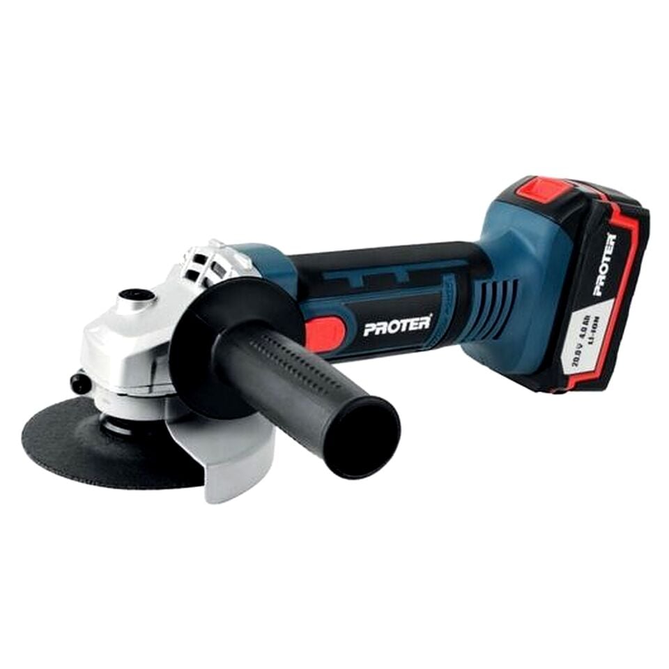 Proter PST515 AG Akülü Avuç Taşlama Makinesi 20 V 4.0 Ah 115 mm