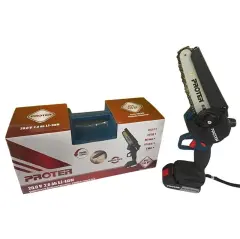 Proter PST 115 ST Akülü Dal Budama Testeresi 20 V 2.0 Ah Çift Akülü