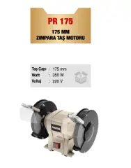 Proter PR 175 Zımpara Taş Motoru 350 W 175 mm