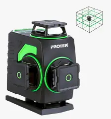 Proter PL 360 LS 3×360° Yeşil Lazer Hizalama Çift Akülü