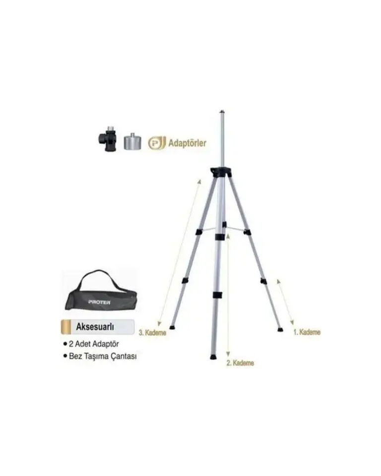 Proter PL 15 T Tripod Ayak 150 cm Ayarlı