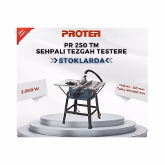 Proter PR 250 TM Sehpalı Tezgah Testere 2000 W 250 mm