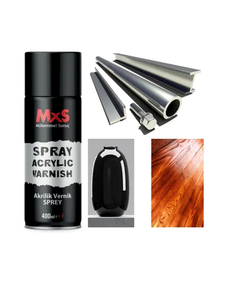 MxS Sprey Parlak Vernik 400 ml