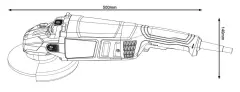 Bosch GWS 2200-230 H Büyük Taşlama Makinesi 2200 W 230 mm