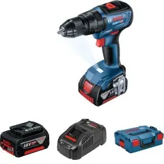 Bosch GSB 18V-50 Akülü Darbeli Delme Vidalama Makinesi 18 V 2.0 Ah 13 mm