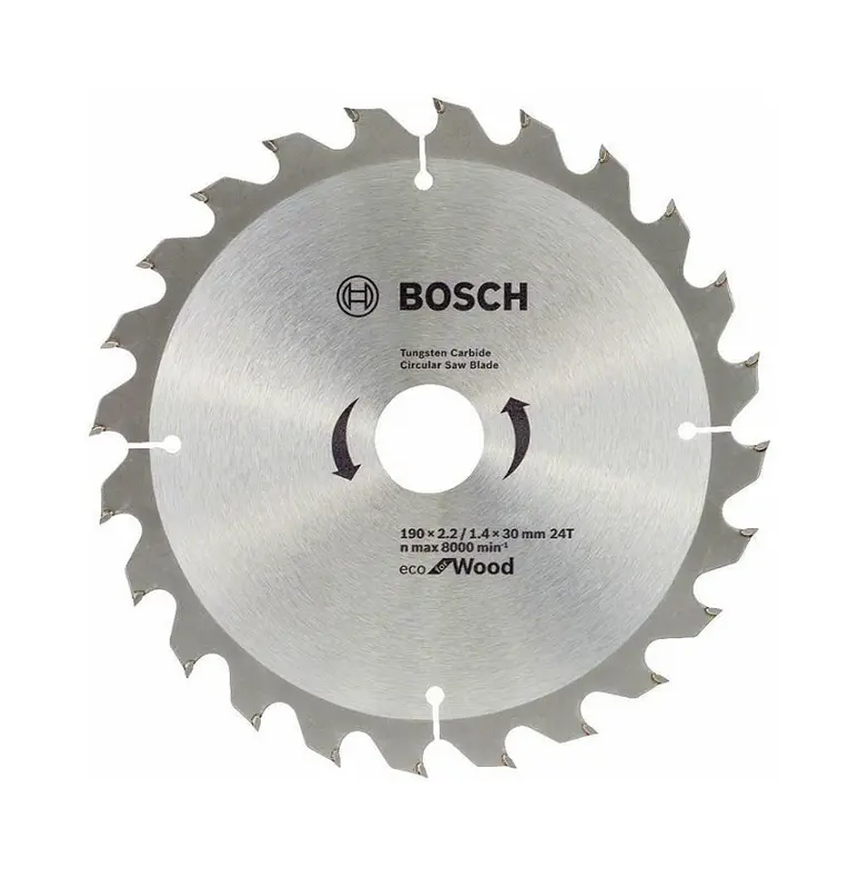 Bosch Eco For Wood Ahşap Daire Testere Bıçağı 190 mm 24 Diş