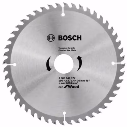 Bosch Optiline Eco Ahşap Daire Testere Bıçağı 190 mm 48 Diş