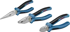 Bosch Profesyonel 1600A016BG Pense Seti 3 Parça Krom-Vanadyum Çelik