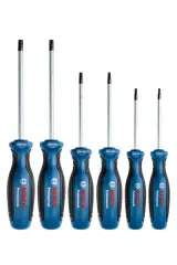 Bosch Professional 1600A01V09 Torx Tornavida Seti 6 Parça