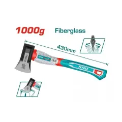 Total THAX0611000F Fiberglas Saplı Yarma Balta 1000g
