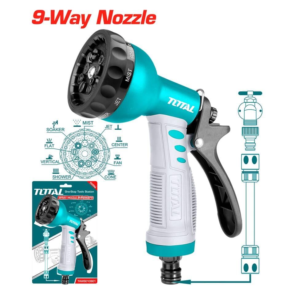 Total THWS010901 9 Fonksiyonlu Sulama Tabancası
