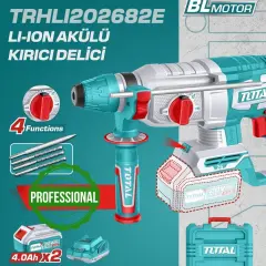 Total TRHLI202682E Akülü Kömürsüz Darbeli Kırıcı Delici Matkap 20V 4.0Ah