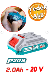 Total TFBLI2001 Akü Batarya 20V 2.0Ah
