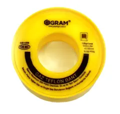 Doğalgaz Teflon Bant 12mm 8mt