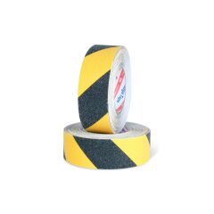 Kaydırmazlık Bandı Sarı Siyah 50mm 15mt
