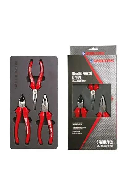 İzeltaş 3020002003 Opak Pense Seti 160 mm 3 Parça