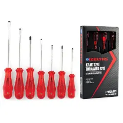 İzeltaş 4100008107 Düz Uçlu Tornavida Seti 7 Parça