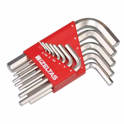 İzeltaş 4900003112 Allen Anahtar Takımı 12 Parça