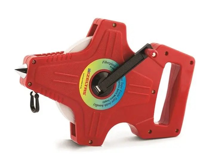 İzeltaş 05886 50 020 Fiberglas Saplı Arazi Tipi Şerit Metre 20 m