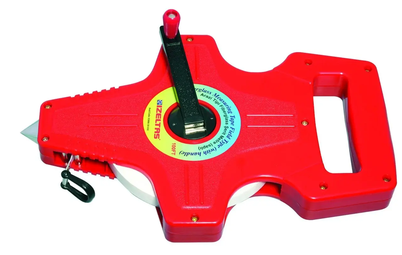 İzeltaş 05886 50 050 Arazi Tipi Fiberglas Şerit Metre 50 m