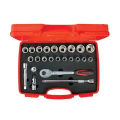 İzeltaş 1113002024 1/2″ Altı Köşe Lokma Anahtar Takımı 24 Parça