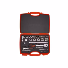 İzeltaş 1113 00 1038 1/4″–1/2″ Altı Köşe Lokma Anahtar Takımı 35 Parça