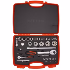 İzeltaş 1113 00 1038 1/4″–1/2″ Altı Köşe Lokma Anahtar Takımı 35 Parça