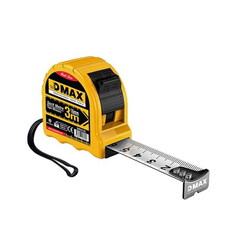 Dmax DMX 4745 Çelik Şerit Metre 3 m 16 mm