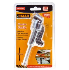 Dmax DMX 4543 Köşe Vidalama Adaptörü 105 Derece 140 mm