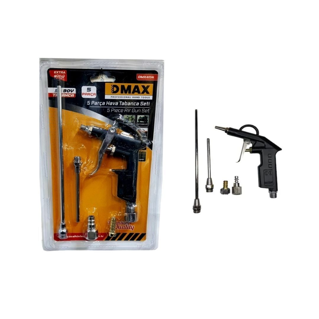Dmax DMX 4114 Hava Tabancası Seti 5 Parça