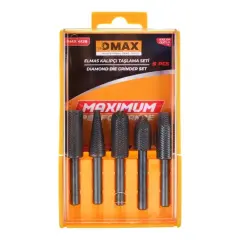 Dmax DMX 4138 Elmas Kalıpçı Taşlama Seti 5 Parça