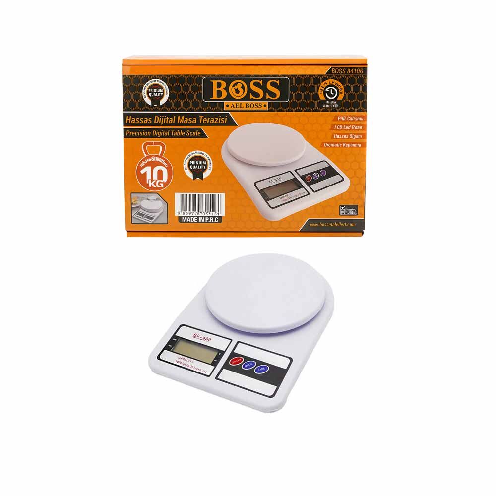 Boss 84106 Dijital Hassas Masa Terazisi 10 kg