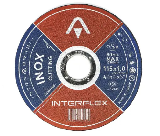 İnterflex 4079111010 İnox Metal Kesici Disk 115x1.0x22.23 mm