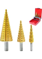 Kademeli Matkap Ucu Seti [4-12]-[4-20]-[4-32] mm