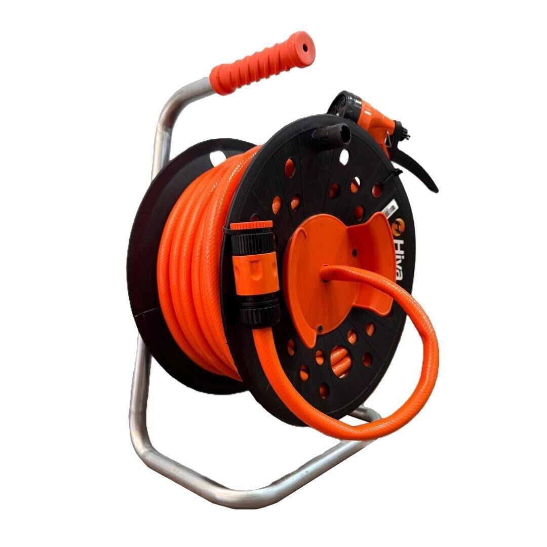 Hiva HB0020 Makaralı Bahçe Sulama Hortumu 1/2 20 Metre