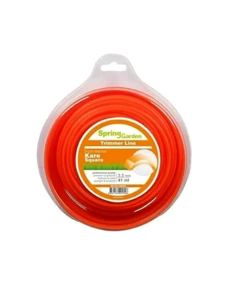 Spring Garden Tırpan Misinası Kare 3.3mm 41 Metre