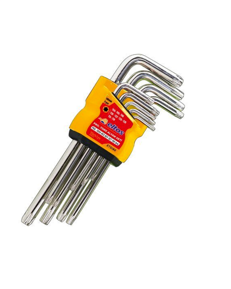 Eltos ETS180 Profesyonel Torx Alyan Seti 180 mm 9 Parça