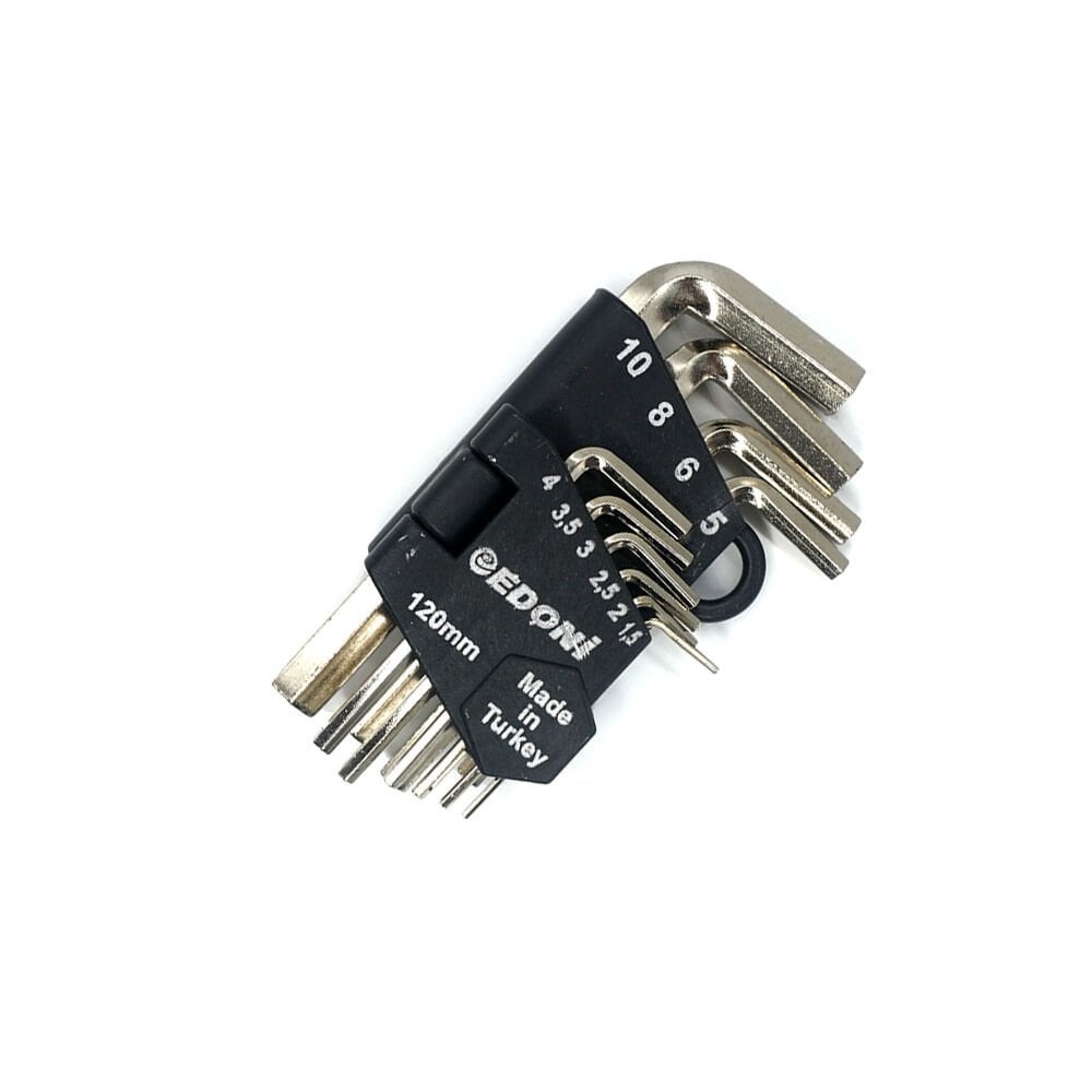 Eltos Edoni EAS120 Alyan Anahtar Seti 120 mm 10 Parça
