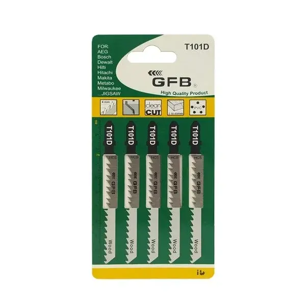 GFB 2242 T101-D Dekupaj Bıçağı Ahşap 5’li Paket