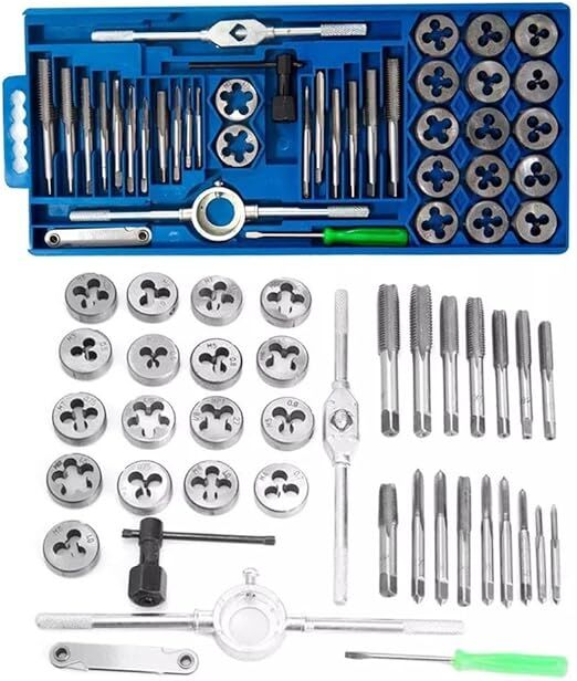 Rico 40 Parça Metrik Kılavuz Ve Pafta Seti Diş Açma Tamir