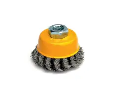 GFB 5137 Burgulu Çanak Tel Fırça 100mm