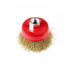 GFB 5146 Paslanmaz Saçaklı Çanak Tel Fırça 75mm