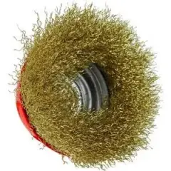 GFB 5146 Paslanmaz Saçaklı Çanak Tel Fırça 75mm