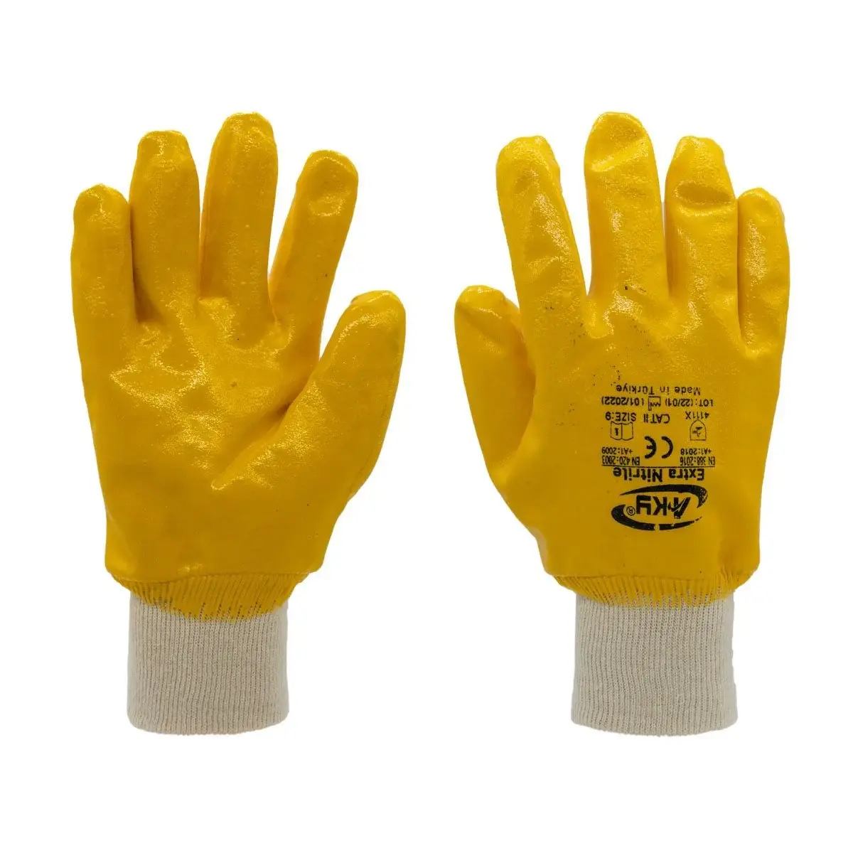 Aky 5000 Yüksek Dayanımlı Nitril Eldiven (Iş Eldiveni) No:10/xl