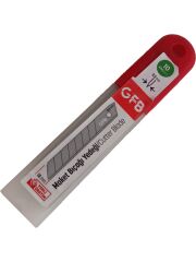 GFB 4520 7 Kırımlı Maket Bıçağı Yedeği 18 mm × 0,5 mm 10 Adet